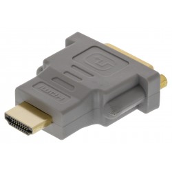 Adaptateur HDMI High Speed Connecteur HDMI - DVI-D 24 + 1 broches Femelle Gris - 3