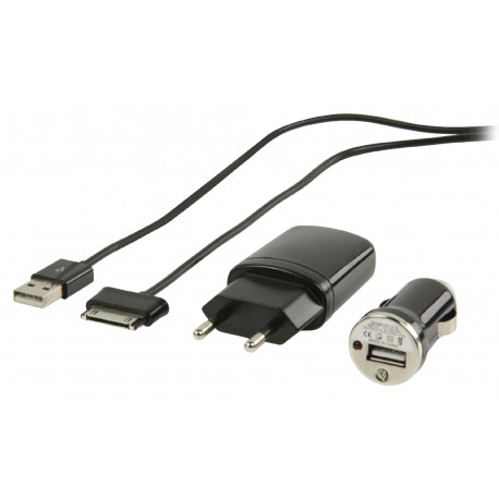 Chargeur mural 1-Output 1.0 A 1.0 A USB Noir - 3 Chargeur mural 1-Output 1.0 A 1.0 A USB Noir - 3