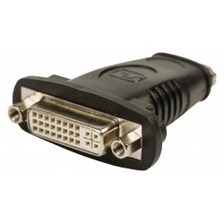 Adaptateur HDMI High Speed avec Ethernet HDMI femelle - DVI-D 24 + 1 broches Femelle Noir - 1