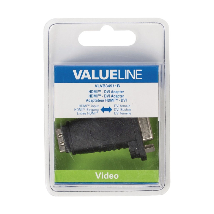 Adaptateur HDMI High Speed avec Ethernet HDMI femelle - DVI-D 24 + 1 broches Femelle Noir  - 5
