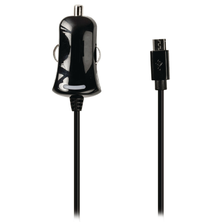 Chargeur de voiture 2.1 A Micro USB Noir  - 2