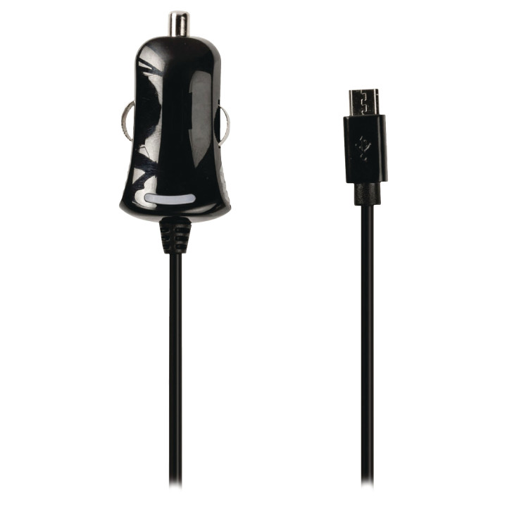 Chargeur de voiture 1-Output 2.1 A Micro USB Noir  - 3