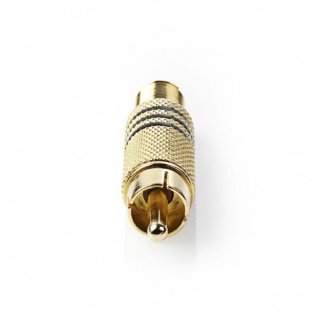 Connecteur RCA Male Or/Noir - 2 Connecteur RCA Male Or/Noir - 2