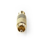 Connecteur RCA Male Or/Noir - 2 Connecteur RCA Male Or/Noir - 2