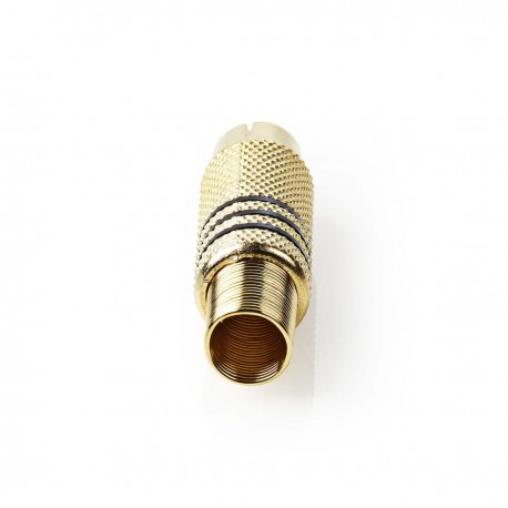 Connecteur RCA Male Or/Noir - 3 Connecteur RCA Male Or/Noir - 3