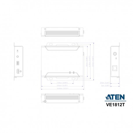 Émetteur HDBaseT HDMI avec POH (4K à 100 m) (HDBaseT Classe A) - 6 Émetteur HDBaseT HDMI avec POH (4K à 100 m) (HDBaseT Classe A) - 6
