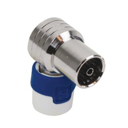 KOKWI 5 Connecteur IEC CATV Push On (Femelle, Perpendiculaire) - 1