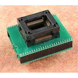 Adaptateur DIL48/PQFP100 ZIF ST62T80  - 1