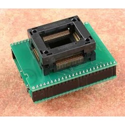 Adaptateur DIL48/PQFP100 ZIF ST62T80 - 1