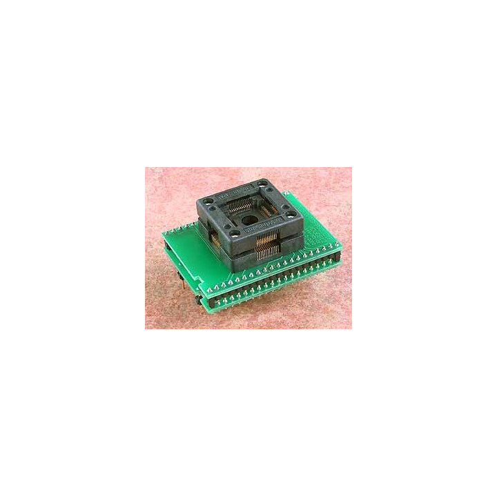 Adaptateur DIL40/MQFP52 ZIF ADuC812  - 1