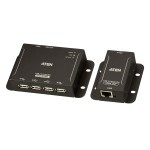 Système d'extension CAT 5 USB 2.0 à 4 Ports (jusqu'à 50 m) - 1 Système d'extension CAT 5 USB 2.0 à 4 Ports (jusqu'à 50 m) - 1