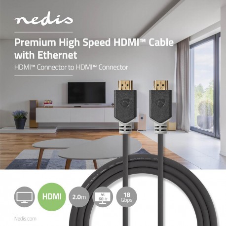 Premium Câble HDMI haute vitesse avec ethernet - 2 Premium Câble HDMI haute vitesse avec ethernet - 2