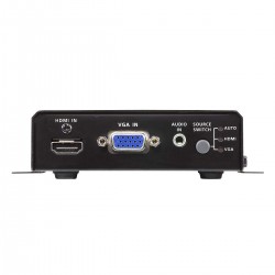 Commutateur-convertisseur 4K HDMI/VGA vers HDMI à 2 ports - 1