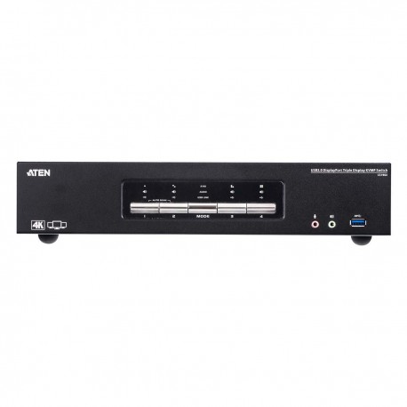 Commutateur KVMP™ trois affichages DisplayPort 4K 4 ports USB 3.0 - 1 Commutateur KVMP™ trois affichages DisplayPort 4K 4 ports USB 3.0 - 1