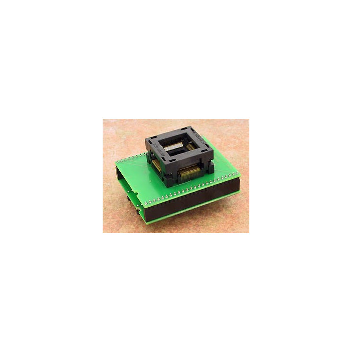 Adaptateur DIL48/QFP100-1 ZIF C8051  - 1