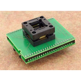 Adaptateur DIL48/QFP64-1 ZIF C8051  - 1