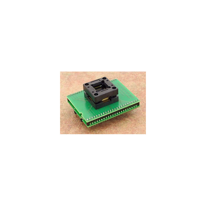 Adaptateur DIL48/QFP64-1 ZIF C8051  - 1
