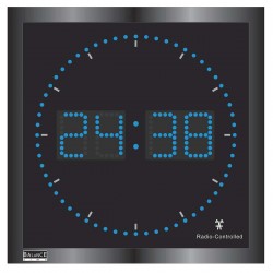 Horloge murale Numérique Noir - 1