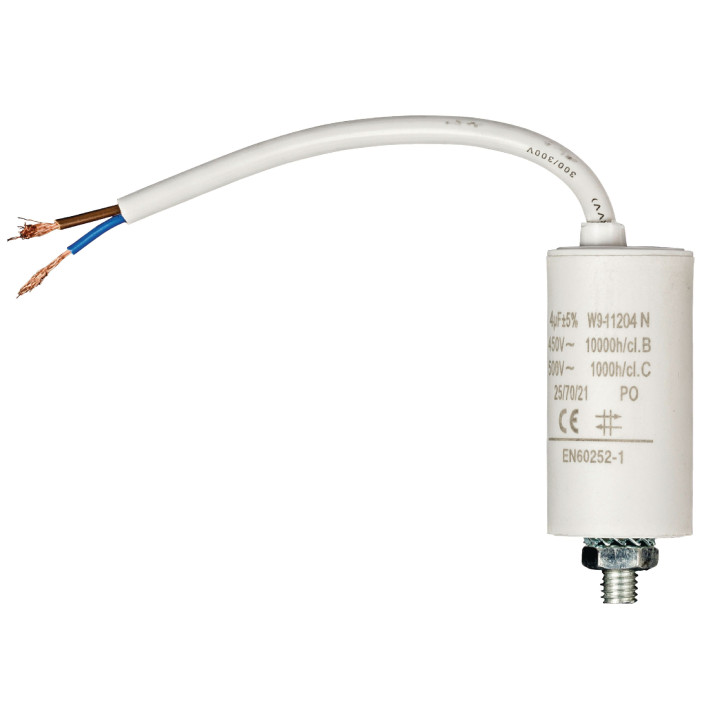 Condensateur 4.0uf / 450 V + cable  - 1