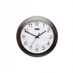 Horloge murale Radio-contrôlée 30 cm Analogiques Blanc/Noir - 1