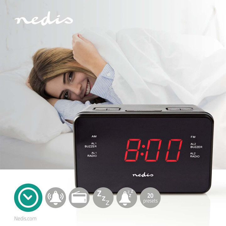 Radio avec alarme numérique  - 2