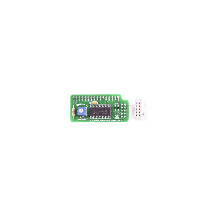 Module de pilotage SPI pour afficheurs 2 x 16  ou 4 x 20 caractères MIKROE-151
