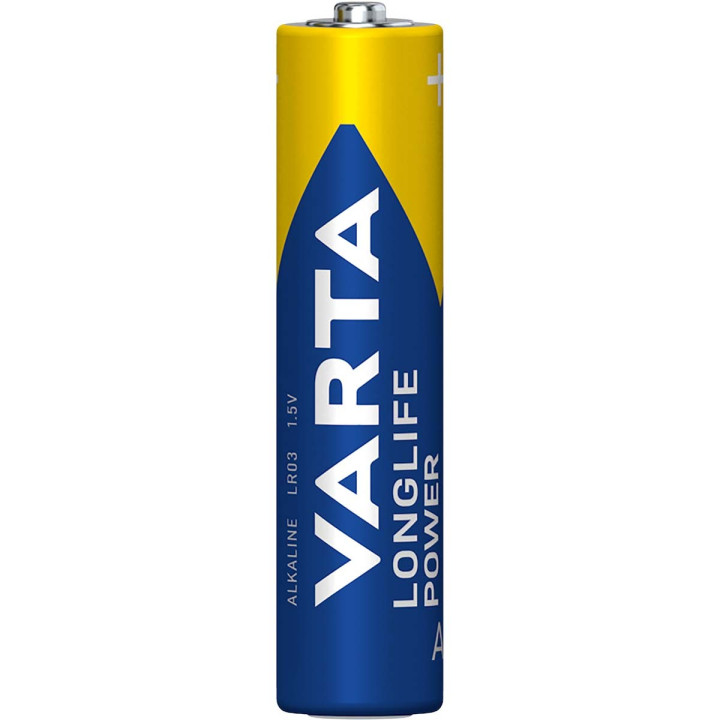 Blister de 8 piles alcalines VARTA 1,5 V ( AAA / LR03 )  - 2