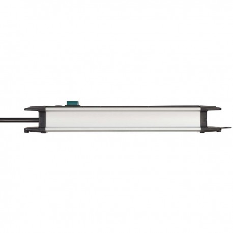 Prise d'extension Premium-Alu-Line 4 Voies 1.80 m Aluminium/Noir - Le contact de protection - 5 Prise d'extension Premium-Alu-Line 4 Voies 1.80 m Aluminium/Noir - Le contact de protection - 5