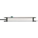 Prise d'extension Premium-Alu-Line 4 Voies 1.80 m Aluminium/Noir - Le contact de protection - 5 Prise d'extension Premium-Alu-Line 4 Voies 1.80 m Aluminium/Noir - Le contact de protection - 5