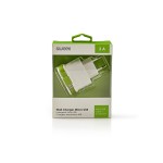 Chargeur mural 3-Outputs 3 A 2 x USB / Micro USB Blanc/Vert - 4