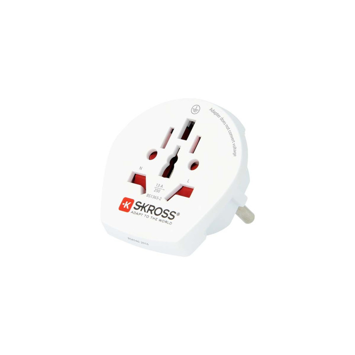 Adaptateur de voyage Prise mondiale vers Europe  - 1
