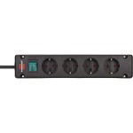 Multiprise Bremounta 4 voies (multiprise avec prises à 90 degrés, multiprise avec option de montage et câble de 1,5 m) noir - 3 Multiprise Bremounta 4 voies (multiprise avec prises à 90 degrés, multiprise avec option de montage et câble de 1,5 m) noir - 3