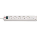 Multiprise Bremounta 5 prises avec 2 prises de charge USB blanc 3,00 m H05VV-F 3G1.5 - 1 Multiprise Bremounta 5 prises avec 2 prises de charge USB blanc 3,00 m H05VV-F 3G1.5 - 1