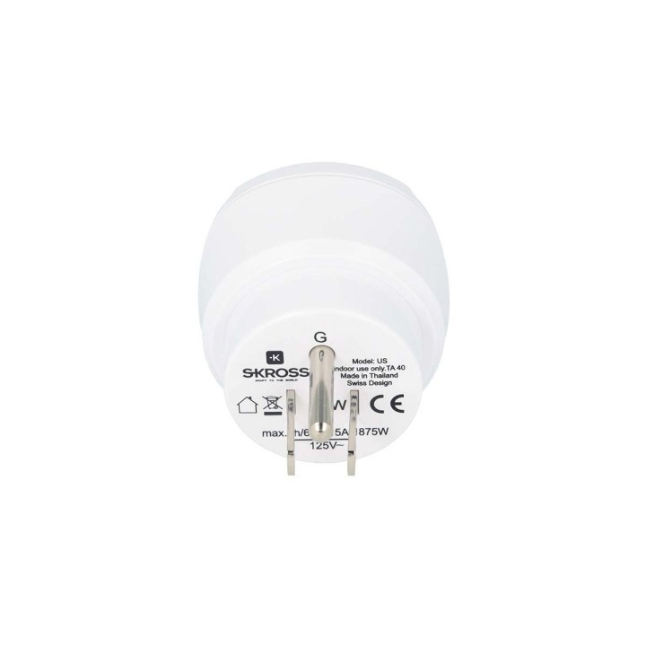 Adaptateur de voyage Prise Europe vers USA  - 3