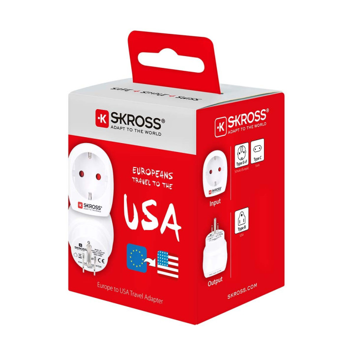 Adaptateur de voyage Prise Europe vers USA  - 5