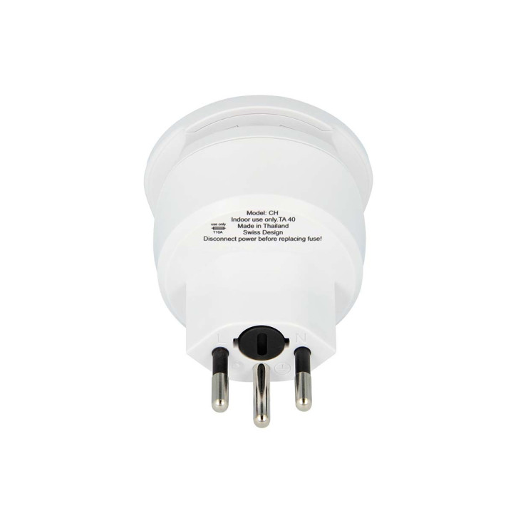 Adaptateur de voyage Prise adaptateur universelle pour la Suisse  - 3