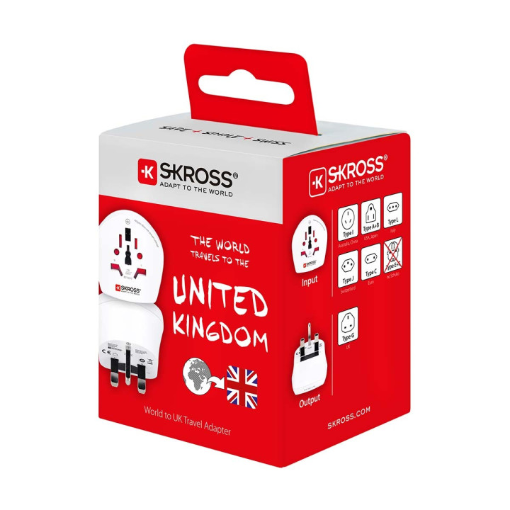 Adaptateur de voyage Prise mondiale vers UK  - 5