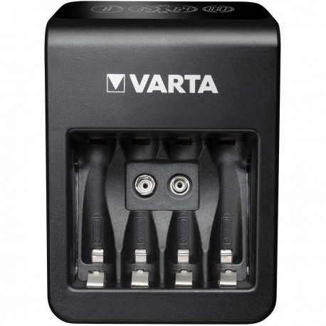 NiMH LCD Plug Charger+ (AA, AAA & 9 Volt) avec 4x AA 2100 mAh - 1