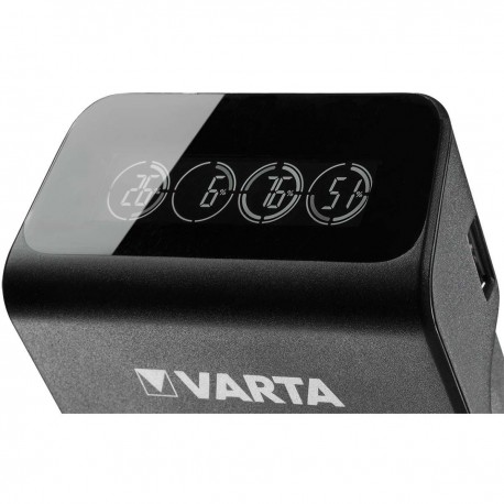 NiMH LCD Plug Charger+ (AA, AAA & 9 Volt) avec 4x AA 2100 mAh - 2 NiMH LCD Plug Charger+ (AA, AAA & 9 Volt) avec 4x AA 2100 mAh - 2
