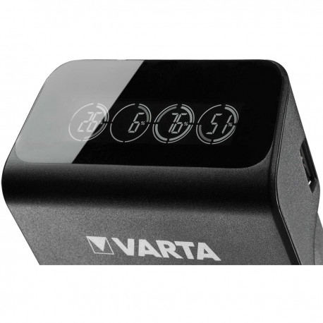NiMH LCD Plug Charger+ (AA, AAA & 9 Volt) avec 4x AA 2100 mAh - 4 NiMH LCD Plug Charger+ (AA, AAA & 9 Volt) avec 4x AA 2100 mAh - 4