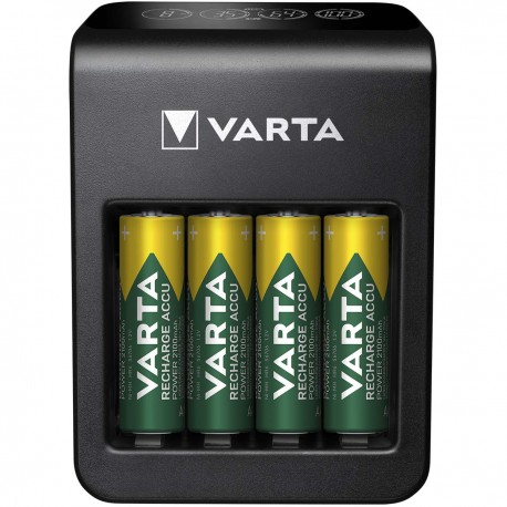 NiMH LCD Plug Charger+ (AA, AAA & 9 Volt) avec 4x AA 2100 mAh - 5 NiMH LCD Plug Charger+ (AA, AAA & 9 Volt) avec 4x AA 2100 mAh - 5