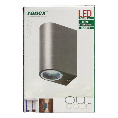Applique LED Murale 6 W 230 lm Gris foncé - 6 Applique LED Murale 6 W 230 lm Gris foncé - 6