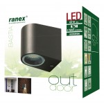 Applique LED Murale 2.4 W 230 lm Gris foncé - 4 Applique LED Murale 2.4 W 230 lm Gris foncé - 4