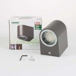 Applique LED Murale 2.4 W 230 lm Gris foncé - 5 Applique LED Murale 2.4 W 230 lm Gris foncé - 5