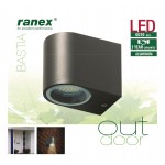 Applique LED Murale 2.4 W 230 lm Gris foncé - 6 Applique LED Murale 2.4 W 230 lm Gris foncé - 6
