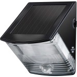 Applique murale solaire 2 LED Noir - 1 Applique murale solaire 2 LED Noir - 1
