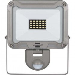 Spot LED JARO 3050 P (projecteur LED pour montage mural, 30W, 2950lm, 6500K, IP54, avec détecteur de mouvement, en aluminium de