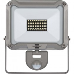 Spot LED JARO 5050 P (spot LED extérieur pour montage mural, 50Wm, 4400lm, 6500K, IP54, avec détecteur de mouvement, en alumin