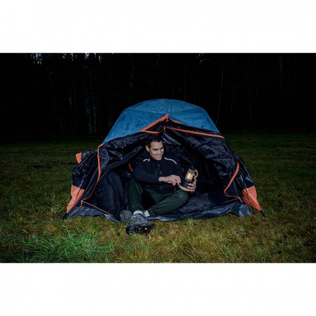 Lampe de camping rechargeable CAL 1 avec corde de chanvre et base en bambou (370 lm, IP44, autonomie jusqu'à 75h, dimmable, cou Lampe de camping rechargeable CAL 1 avec corde de chanvre et base en bambou (370 lm, IP44, autonomie jusqu'à 75h, dimmable, cou