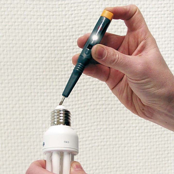 Multitesteur électronique MT6 S/2 / testeur de phase avec affichage LED (testeur de tension pour localiser les lignes avec tens 